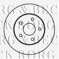 BORG & BECK BBD4247 Тормозной диск