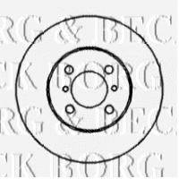 BORG & BECK BBD4348 Тормозной диск