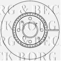 BORG & BECK BBD4537 Тормозной диск