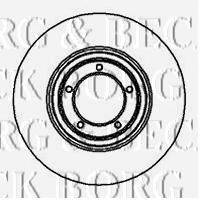 BORG & BECK BBD4632 Тормозной диск