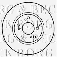 BORG & BECK BBD4660 Тормозной диск