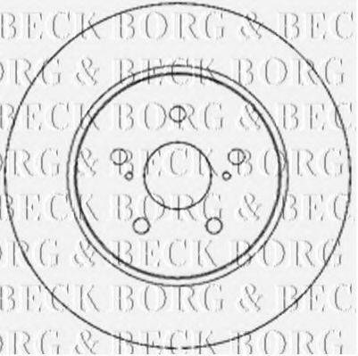 BORG & BECK BBD4683 Тормозной диск