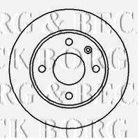 BORG & BECK BBD4686 Тормозной диск