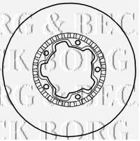 BORG & BECK BBD4779 Тормозной диск