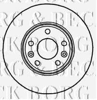 BORG & BECK BBD4780 Тормозной диск