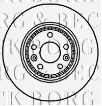 BORG & BECK BBD4781 Тормозной диск