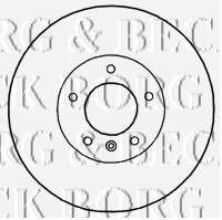 BORG & BECK BBD4782 Тормозной диск