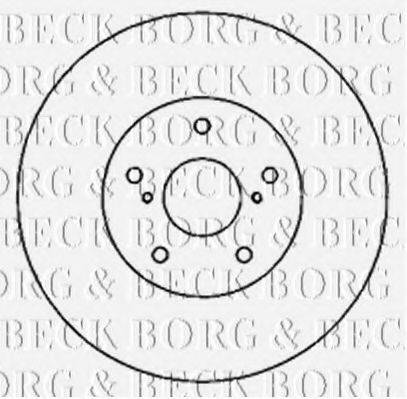 BORG & BECK BBD4805 Тормозной диск