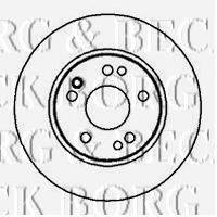 BORG & BECK BBD4830 Тормозной диск