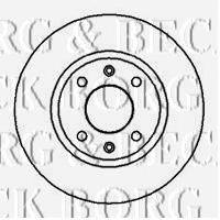 BORG & BECK BBD4835 Тормозной диск