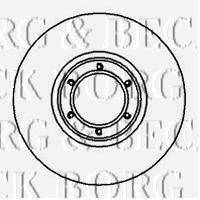 BORG & BECK BBD4842 Тормозной диск