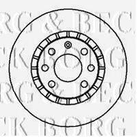 BORG & BECK BBD4904 Тормозной диск