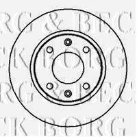 BORG & BECK BBD4909 Тормозной диск