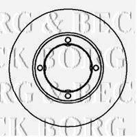 BORG & BECK BBD4922 Тормозной диск