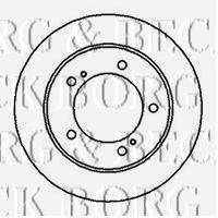 BORG & BECK BBD4927 Тормозной диск