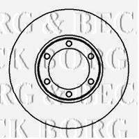 BORG & BECK BBD4932 Тормозной диск