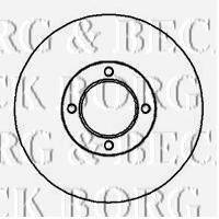 BORG & BECK BBD4939 Тормозной диск