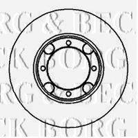 BORG & BECK BBD4990 Тормозной диск