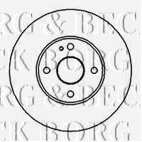 BORG & BECK BBD4993 Тормозной диск