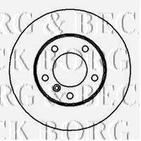 BORG & BECK BBD5149 Тормозной диск