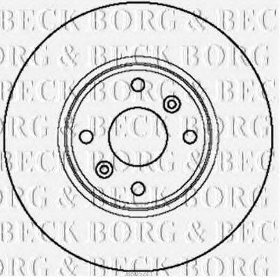 BORG & BECK BBD5211 Тормозной диск