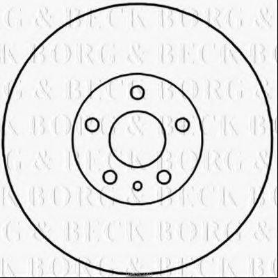 BORG & BECK BBD5340 Тормозной диск