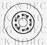 BORG & BECK BBD5707S Тормозной диск
