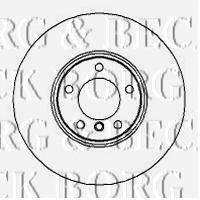 BORG & BECK BBD5866S Тормозной диск