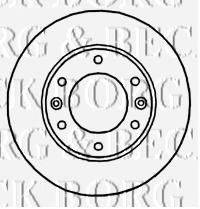 BORG & BECK BBD5927S Тормозной диск