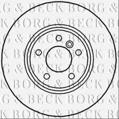 BORG & BECK BBD6027S Тормозной диск