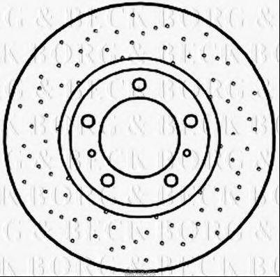 BORG & BECK BBD6045S Тормозной диск
