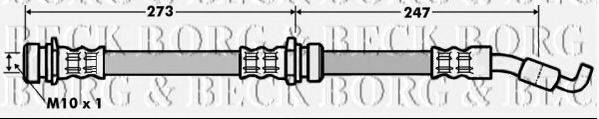 BORG & BECK BBH7077 Тормозной шланг