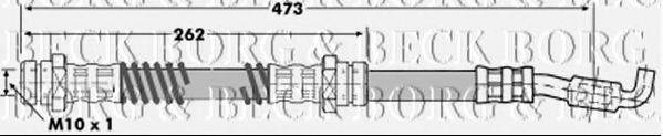 BORG & BECK BBH7101 Тормозной шланг