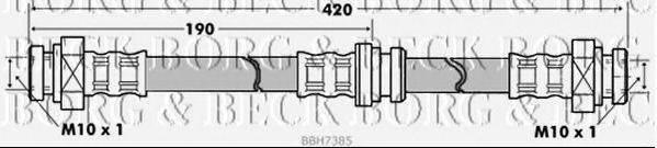 BORG & BECK BBH7385 Тормозной шланг