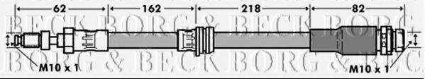 BORG & BECK BBH7475 Тормозной шланг