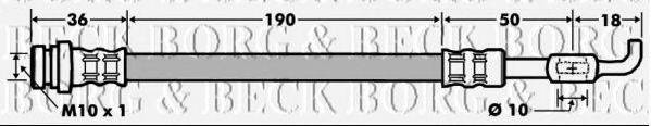 BORG & BECK BBH7481 Тормозной шланг