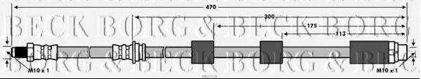 BORG & BECK BBH7576 Тормозной шланг