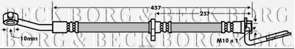 BORG & BECK BBH7682 Тормозной шланг