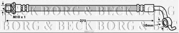 BORG & BECK BBH7727 Тормозной шланг