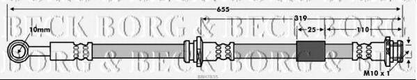 BORG & BECK BBH7835 Тормозной шланг