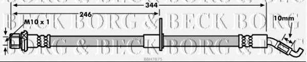 BORG & BECK BBH7875 Тормозной шланг