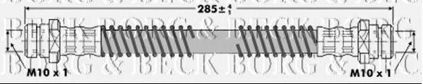 BORG & BECK BBH6330 Тормозной шланг