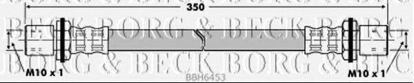 BORG & BECK BBH6453 Тормозной шланг