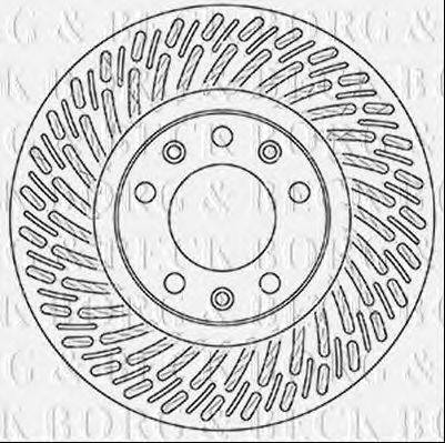 BORG & BECK BBD5352 Тормозной диск
