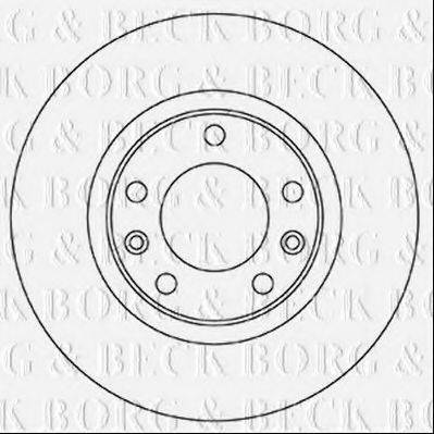 BORG & BECK BBD5350 Тормозной диск