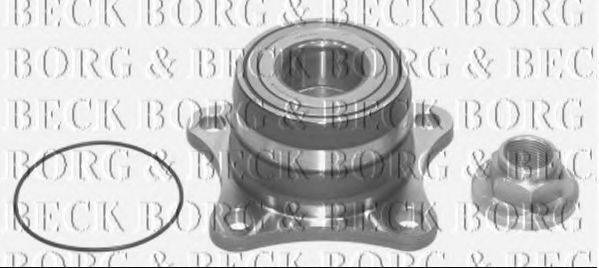 BORG & BECK BWK668 Комплект подшипника ступицы колеса