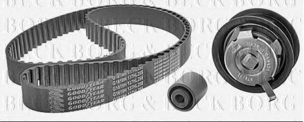 BORG & BECK BTK1024 Комплект ремня ГРМ