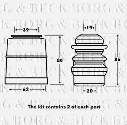 BORG & BECK BPK7074