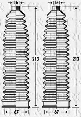 BORG & BECK BSG3279 Пыльник, рулевое управление