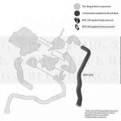 BORG & BECK BTH1273 Трубка нагнетаемого воздуха